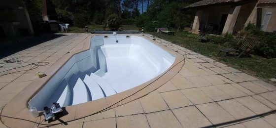 Rénovation de coque · gel-coat